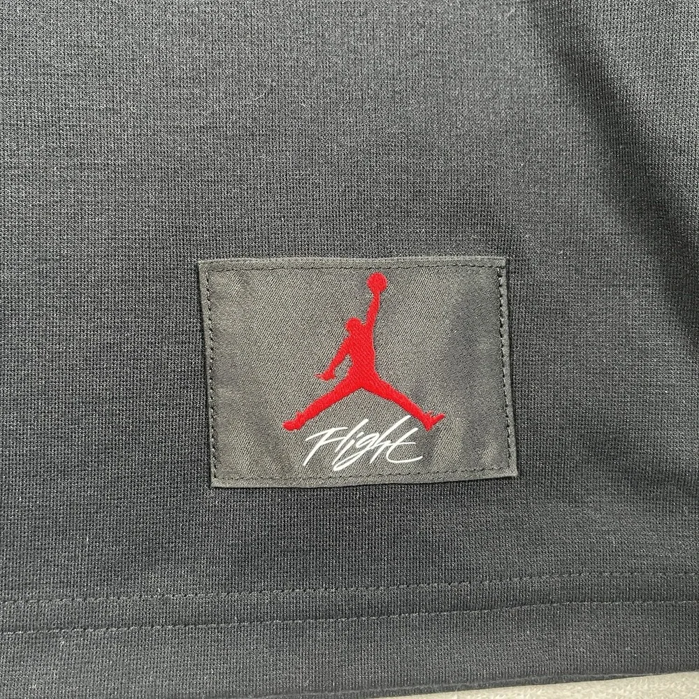 Nike Air Jordan Mens Flight T-Shirt Size Small S Black Mesh Short Sleeve Tee
